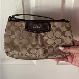 Signature Coach Wristlet